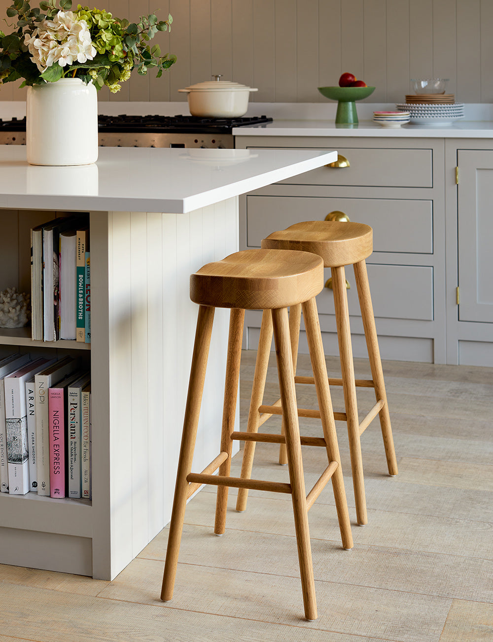 Weathered Oak Stool