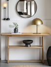 Albie Minimalist Console Table - Natural