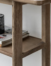 Albie Minimalist Console Table - Smoked