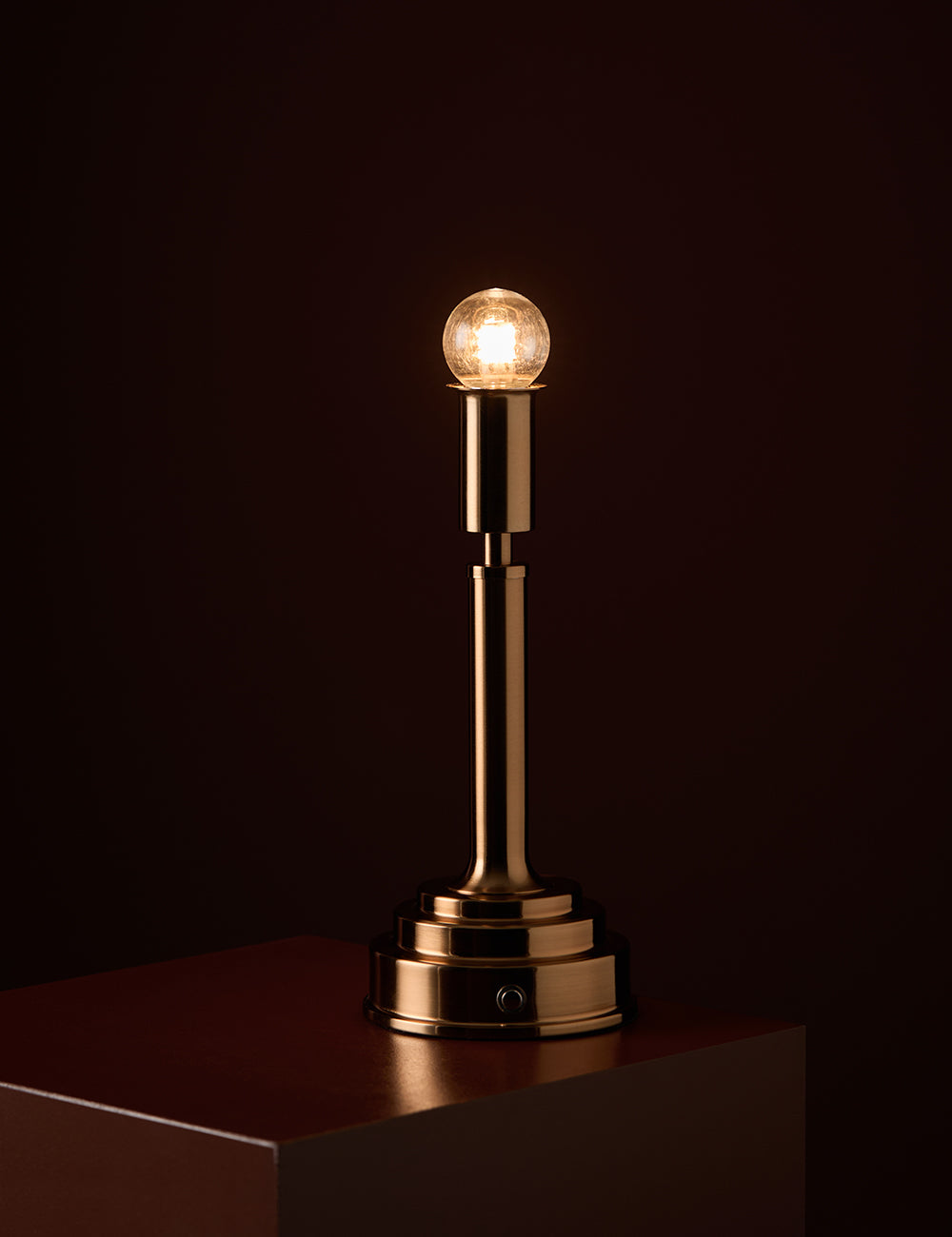 Auguste Rechargeable Brass Lamp Base