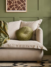 Bella Velvet Cushion - Olive