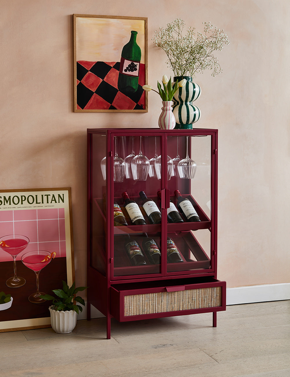 Red wine rack sale