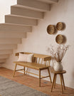 Classic Wooden Mudroom Bench