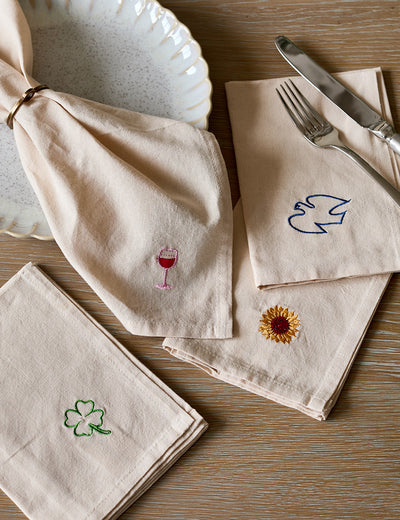 Charms Set of 4 Napkins