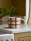 Chestnut Gingham Mug