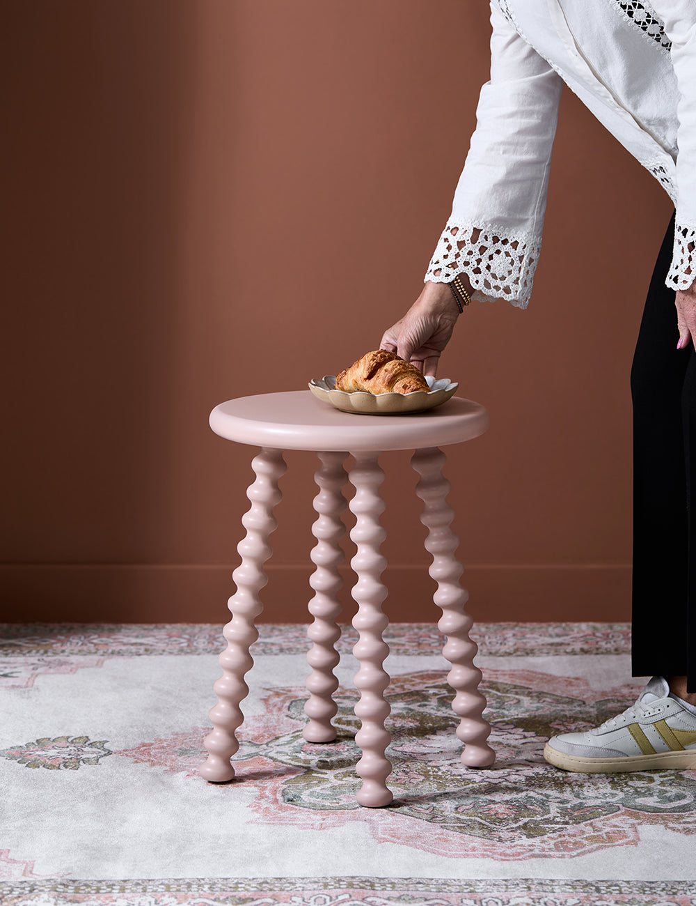 Elsa Side Table In Desert Rose