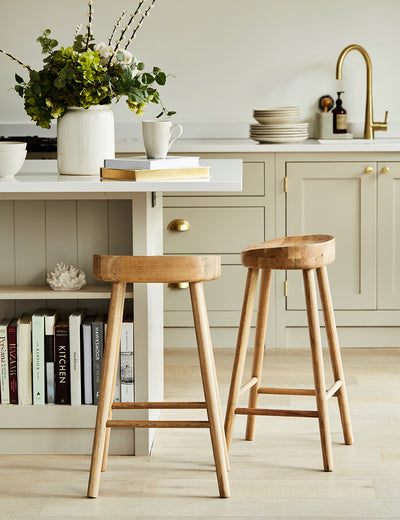 PRE ORDER Weathered Oak Stool