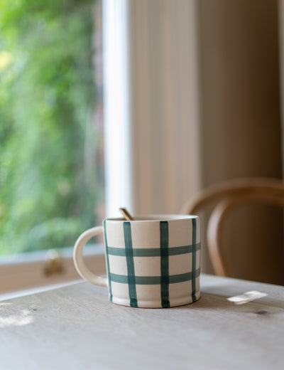 Forest Gingham Mug