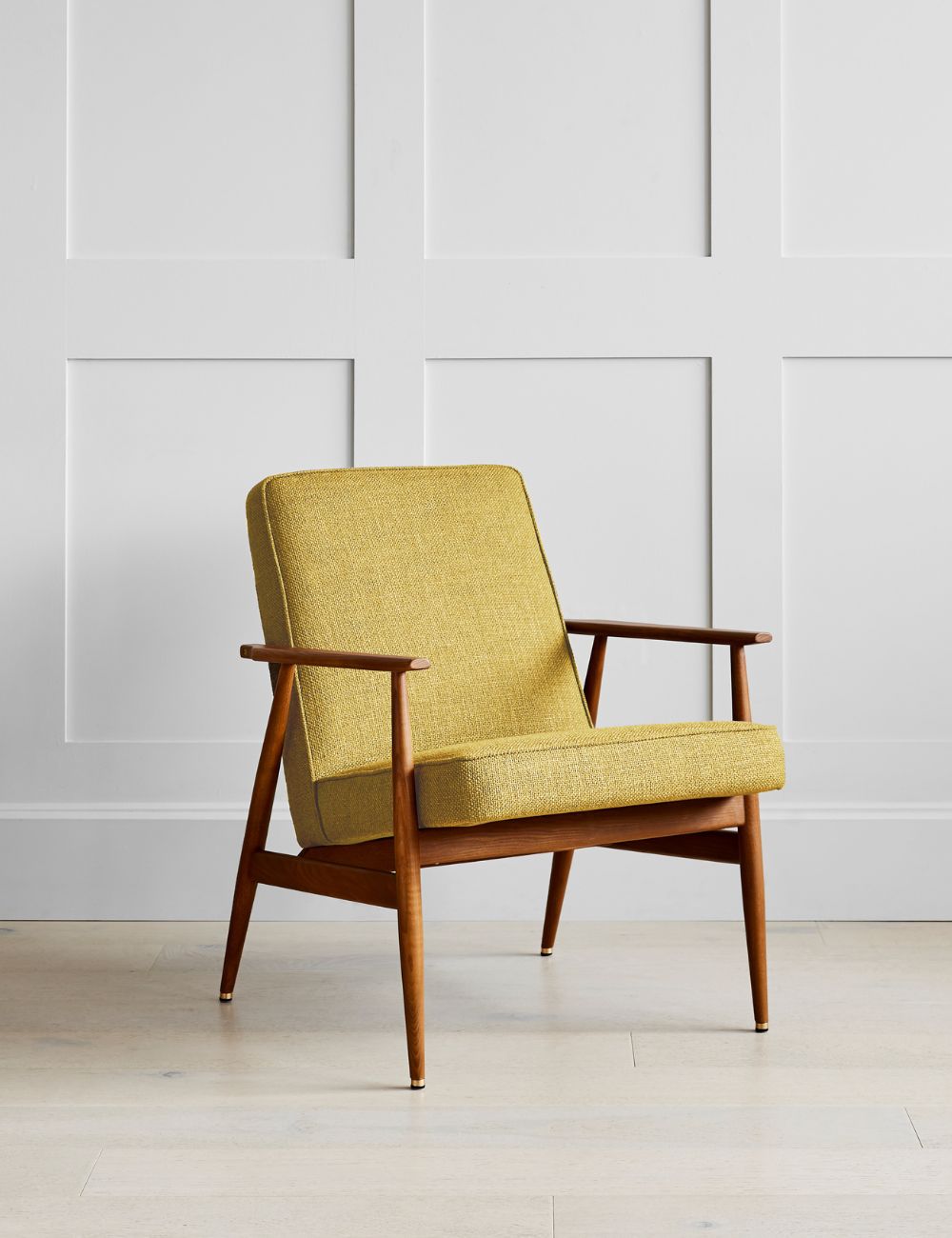 H. Lis Fox Easy Chair in Mustard Wool