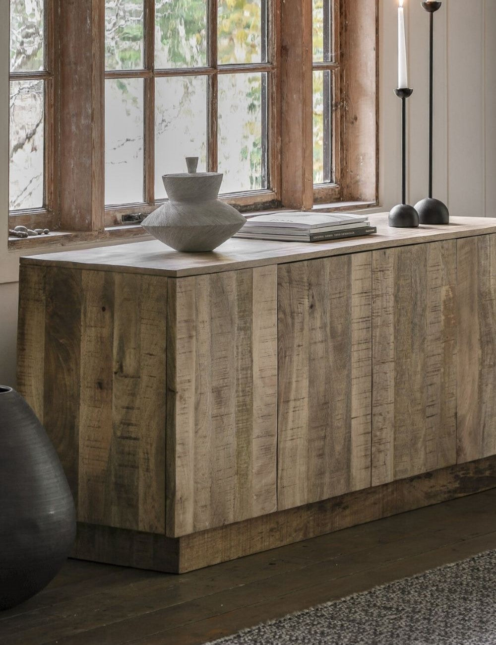 Freya Wooden Sideboard - Natural