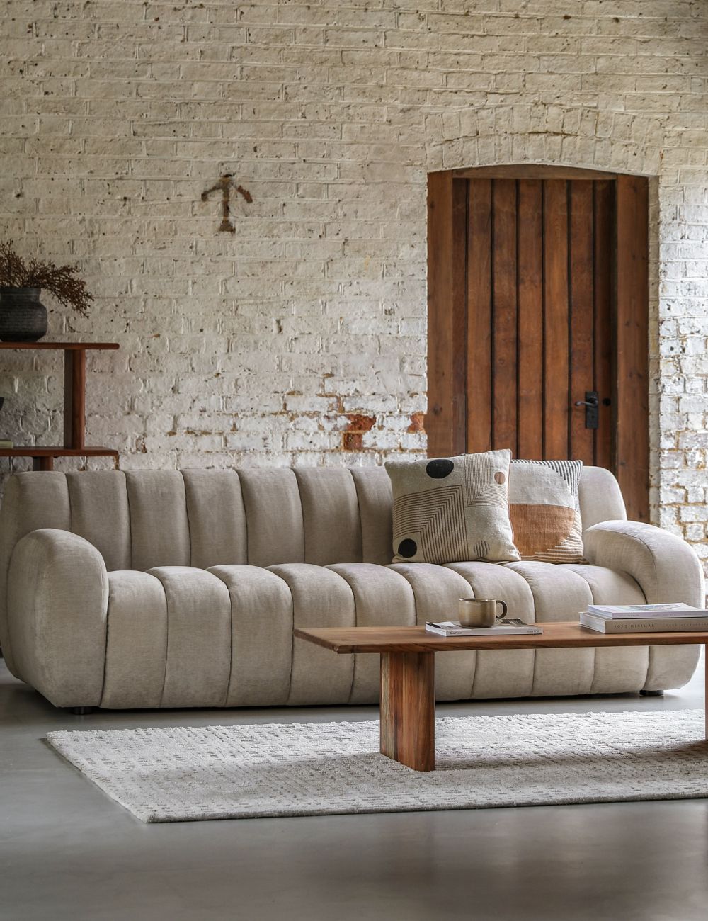 Grace 3 Seater Sofa in Cream