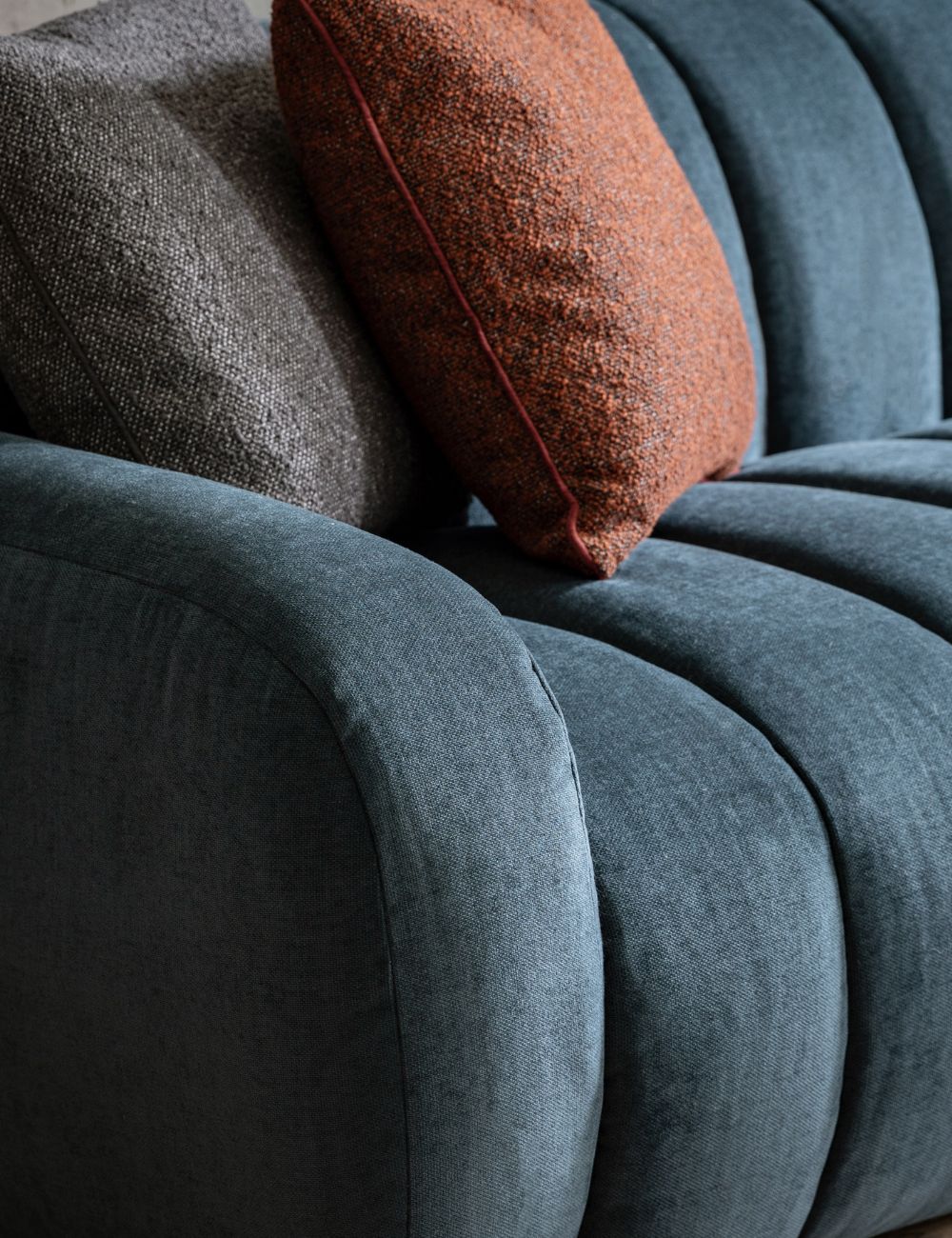 Grace 3 Seater Sofa in Dusty Blue