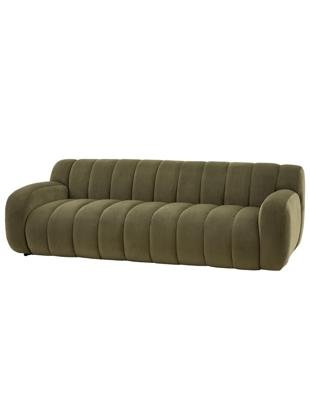 Grace 3 Seater Sofa in Moss Green