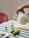 Green & Off-White Decorative Jug