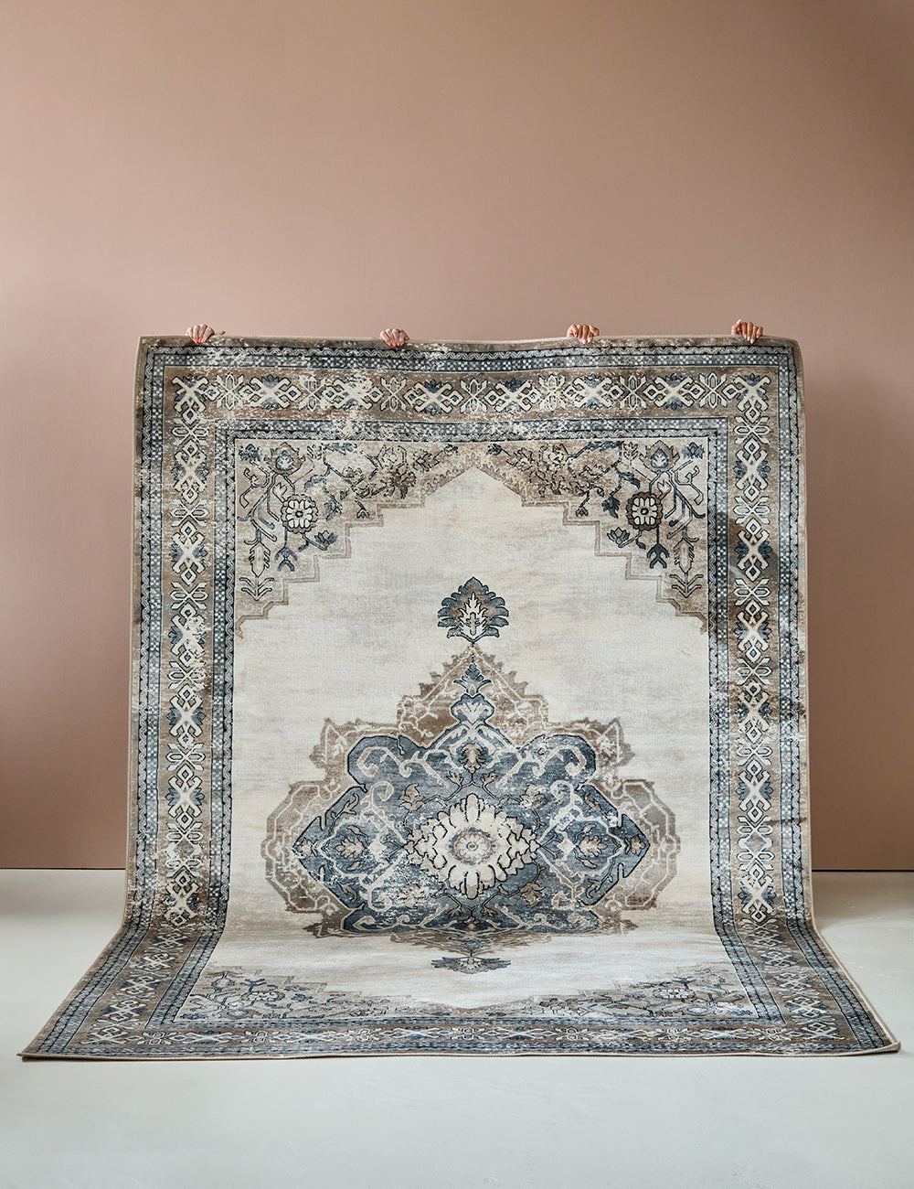 Grey Mahal Rug