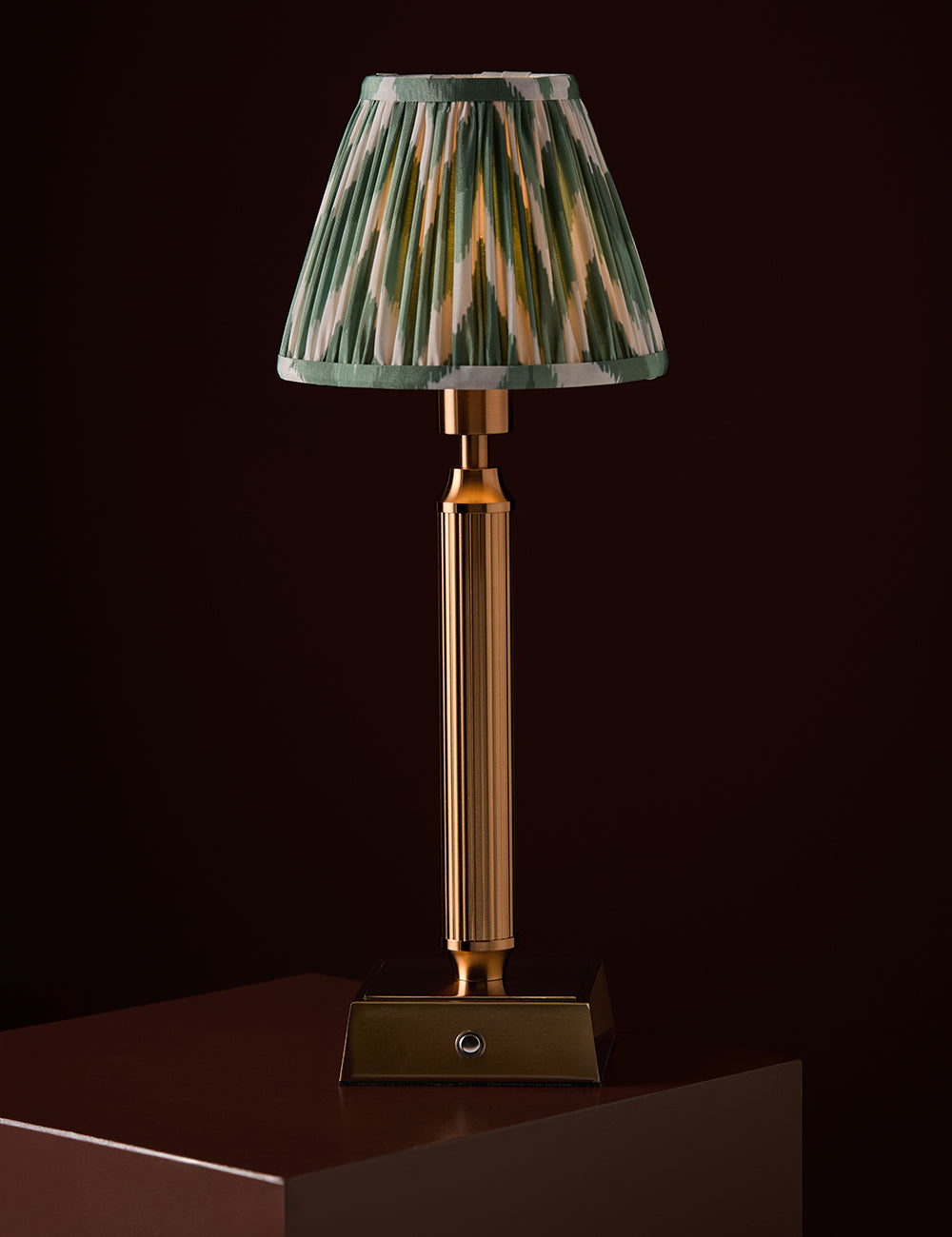 Gustave Rechargeable Brass Lamp Base