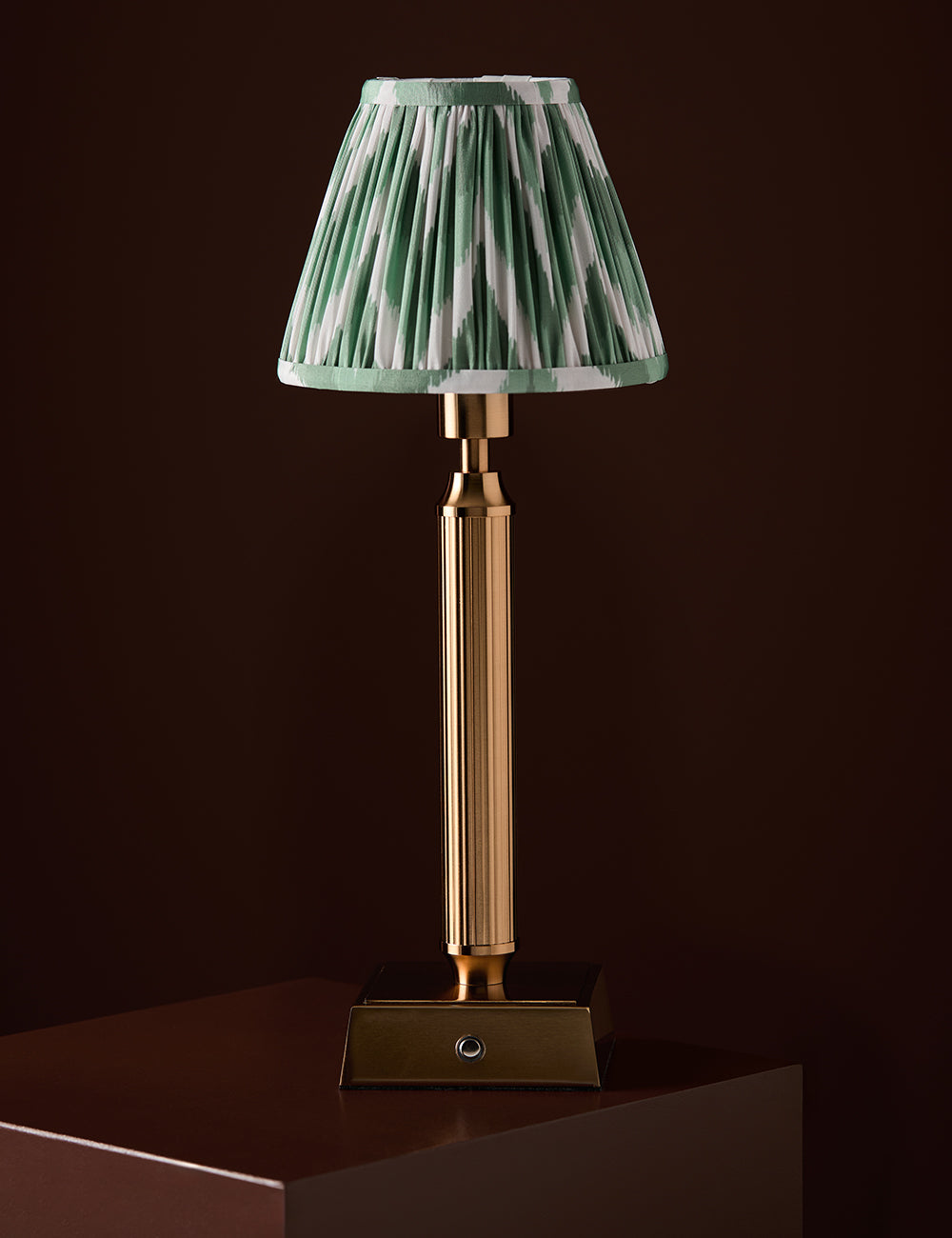 Gustave Rechargeable Brass Lamp Base