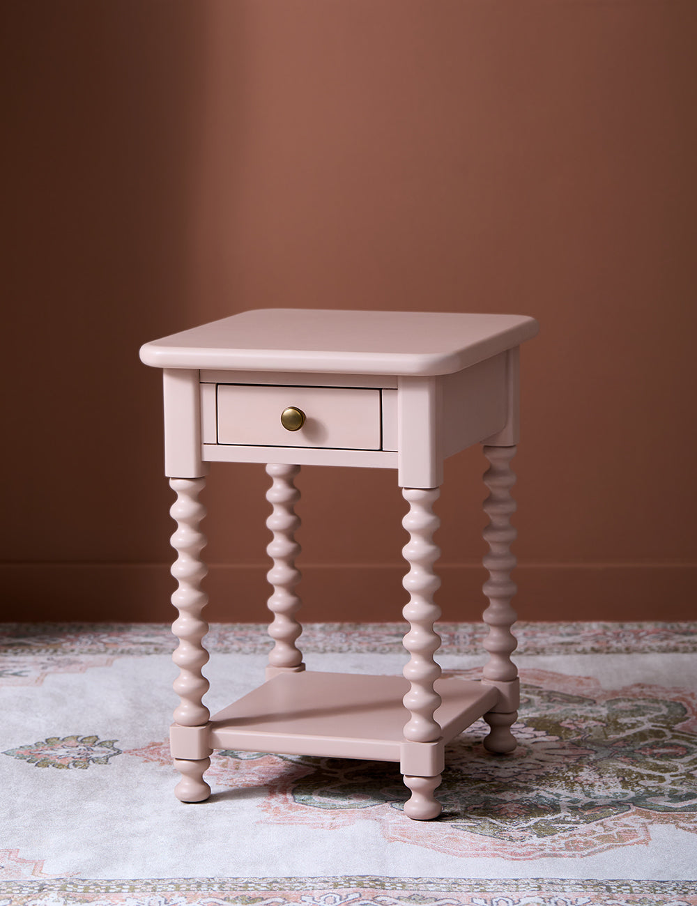 Harlow Bedside Table in Desert Rose