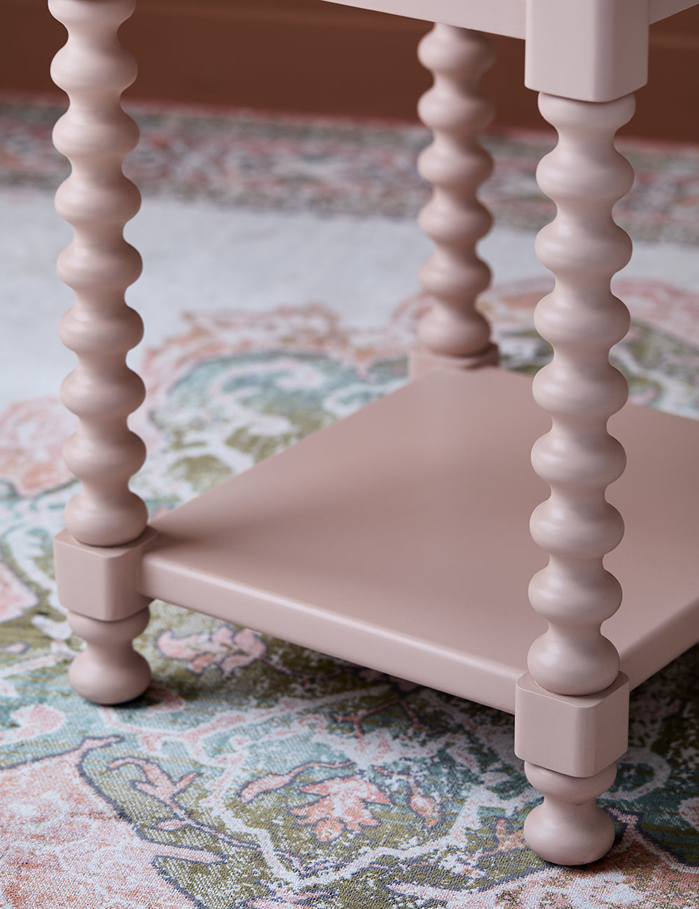 Harlow Bedside Table in Desert Rose