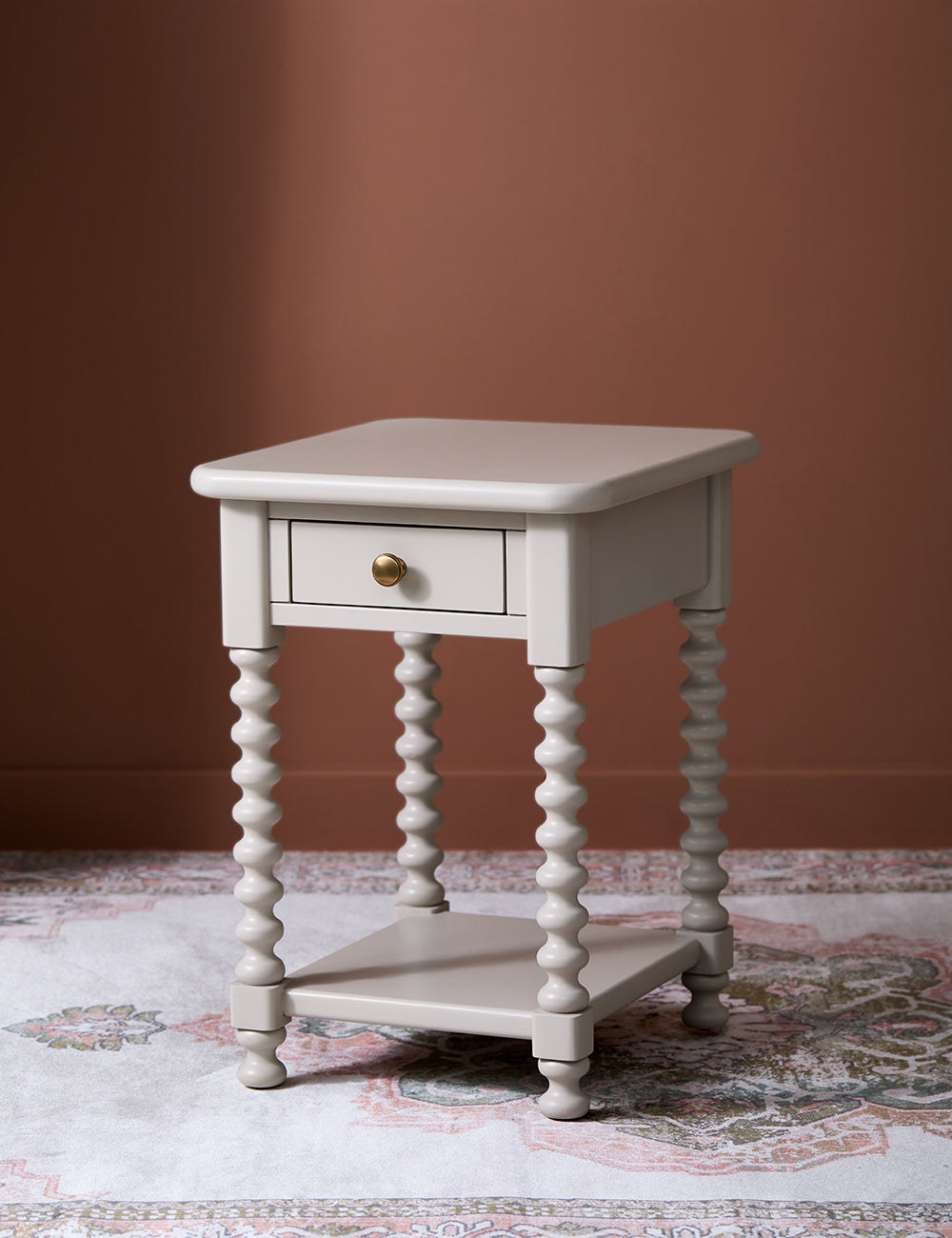 Harlow Bedside Table in Desert Rose