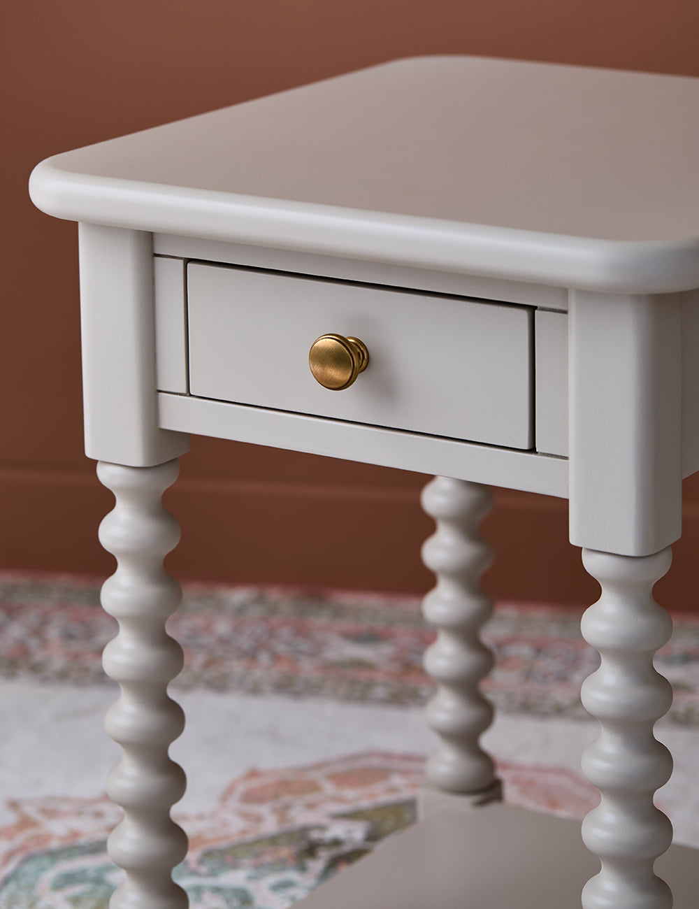 Harlow Bedside Table in Desert Rose