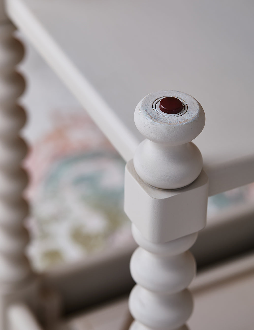 Harlow Bedside Table in Panna Cotta