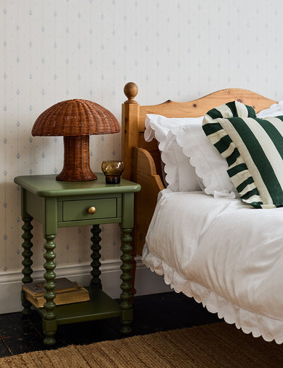 Harlow Bedside Table in Olive