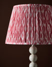 Ida Ikat Print Shade in Coral Pink - Large