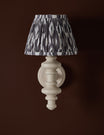 Ida Ikat Print Shade in Pearl Grey - Small