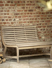 Curved Natural Outdoor Bench