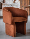 Lottie Dining Chair in Rust