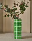 Mint Tiled Vase