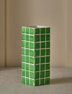 Mint Tiled Vase