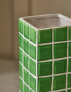 Mint Tiled Vase