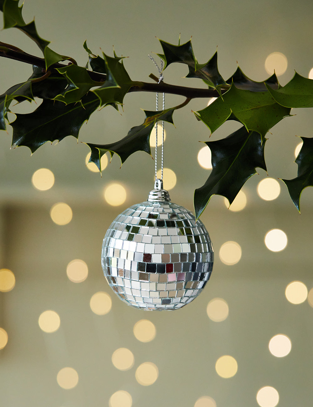 Mirrored Disco Ball Christmas Bauble