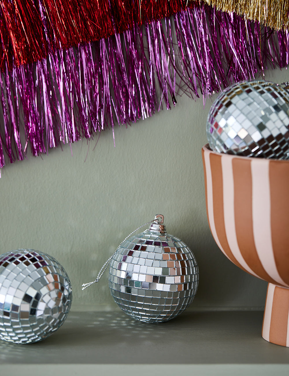 Mirrored Disco Ball Christmas Bauble