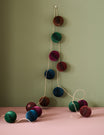 Opulent Colours Paper Origami Ball Garland