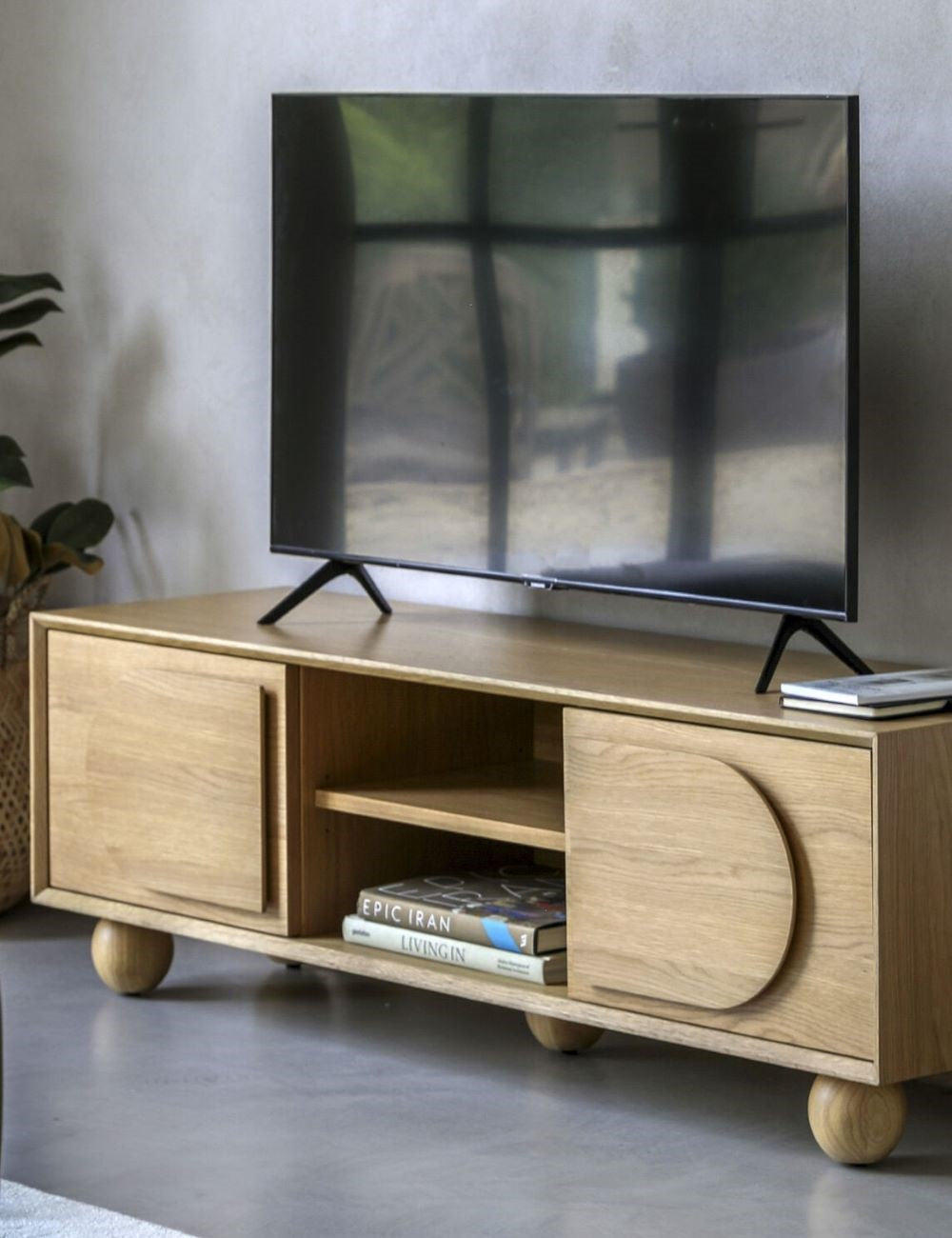 Orson Retro Wooden Media Unit