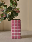 Pink Tiled Vase