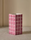 Pink Tiled Vase