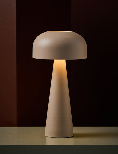 Portobello Lamp in Chalky White