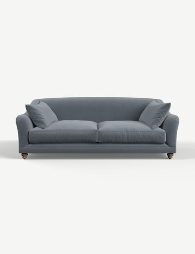 Oscar Sofa 4 Seater - Velvet Smoke Blue