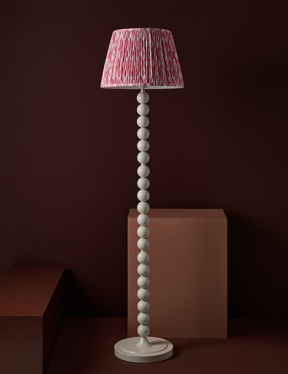 Raddle Floor Lamp Base in Chalky White