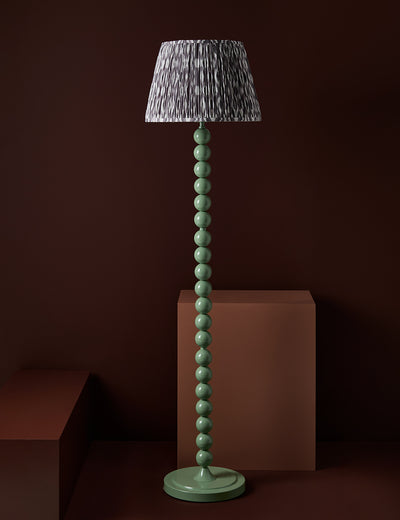 Raddle Floor Lamp Base in Moss Green