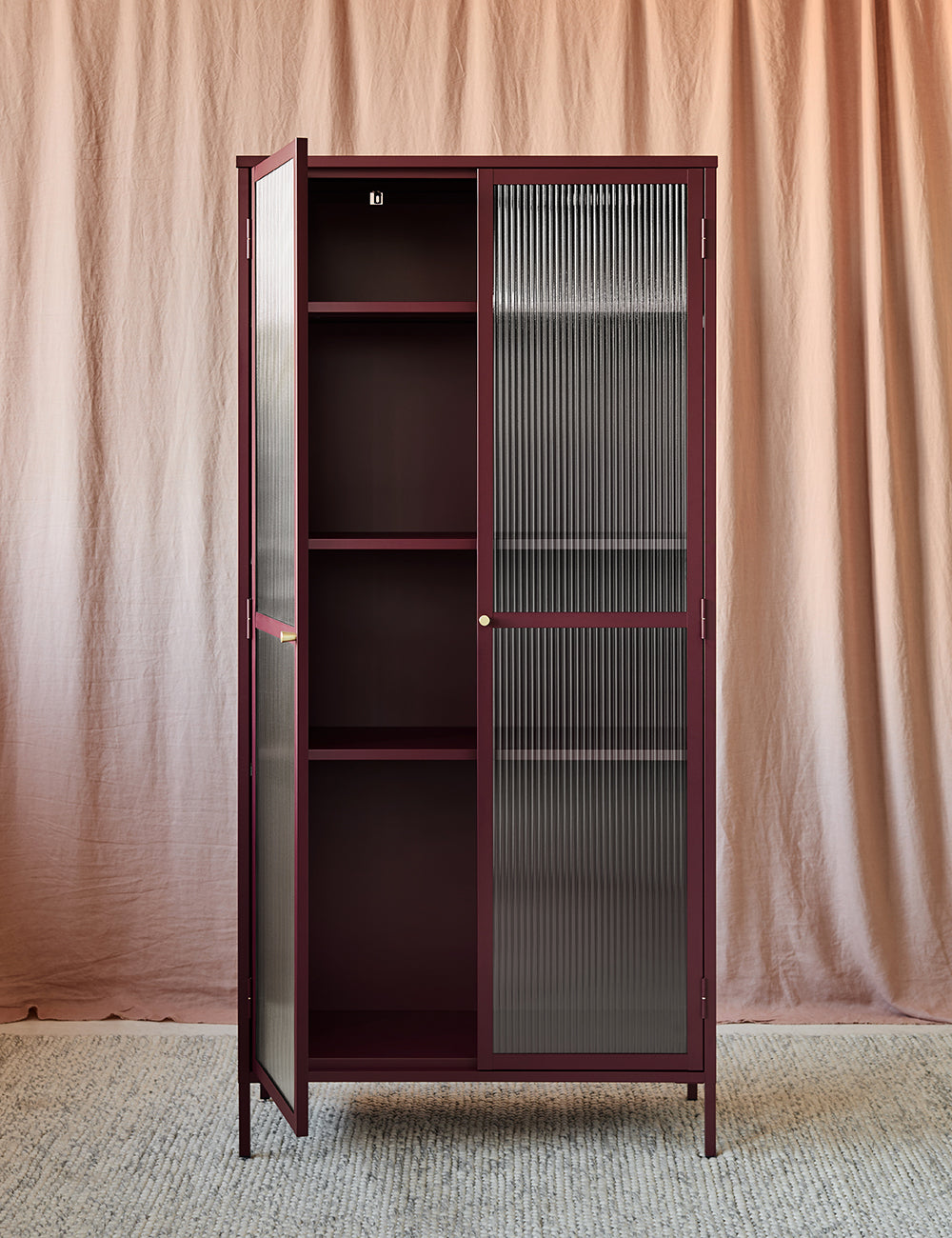 Reed Maxi Cabinet in Maroon