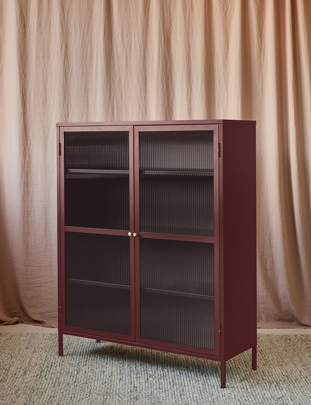 Reed Midi Cabinet in Maroon