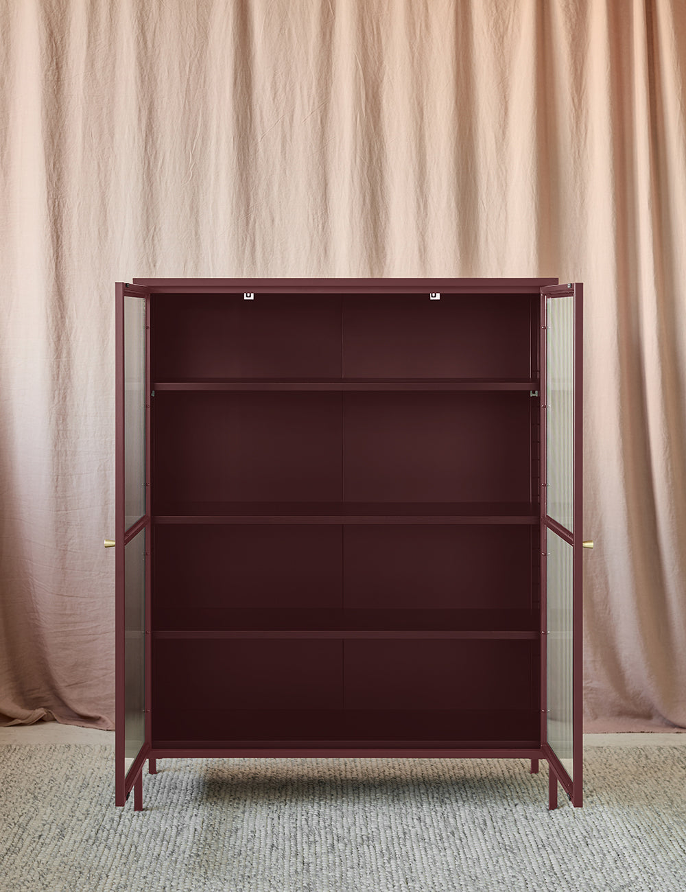 Reed Midi Cabinet in Maroon