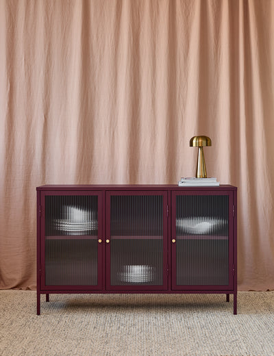 Reed Sideboard in Maroon