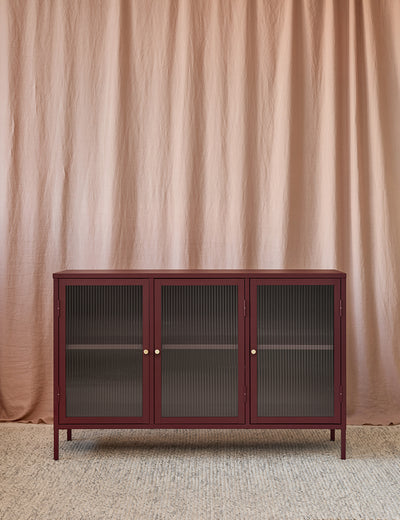 Reed Sideboard in Maroon