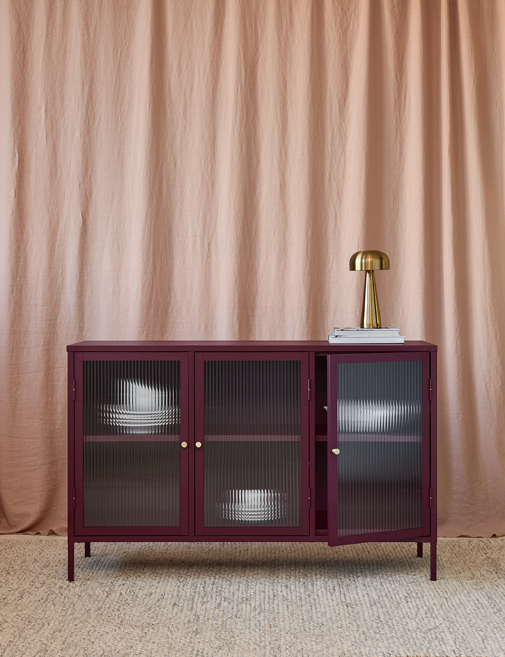 Reed Sideboard in Maroon